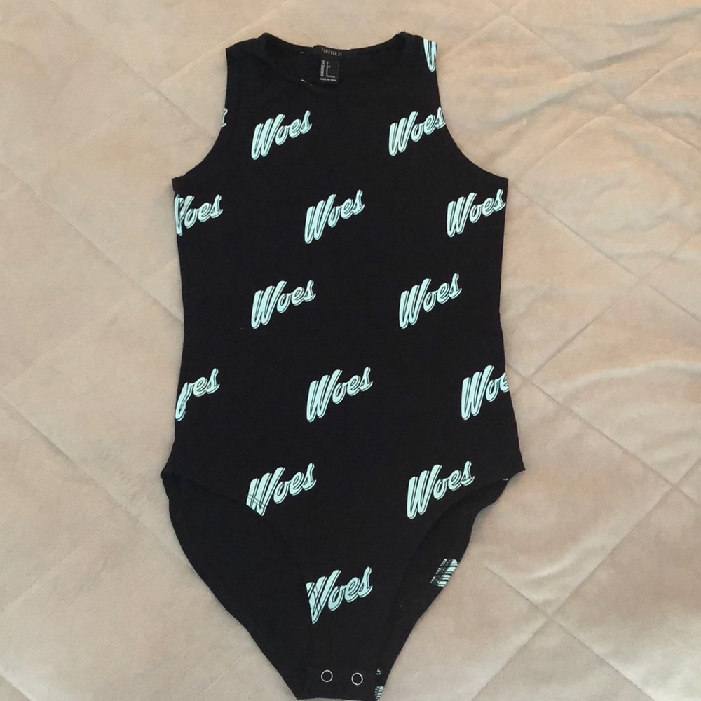 Forever 21 Drake”WOES” Bodysuit